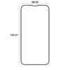 Etteri szkło hartowane 9D do iPhone 13 / 13 Pro / 14 6,1"