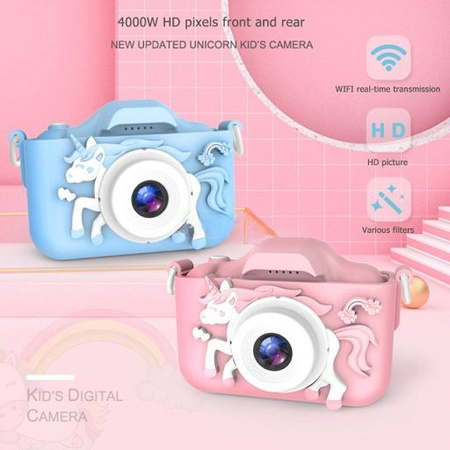 Aparat dziecięcy różowy x5 jednorożec TTT