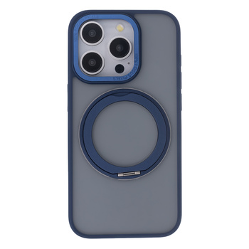 Nakładka Secure Spinning Mag do iPhone 15 Pro 6,1" granatowy