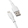 QUALO Recycling kabel USB-A - Lightning 1,5m 2,4A biały QRC-AL-00