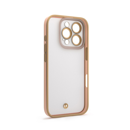 Nakładka Silky Gold do iPhone 15 6,1" różowa