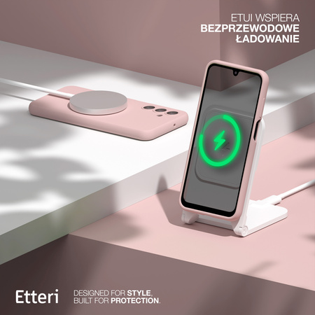 Etui Etteri Silicone Case do Samsung Galaxy A54 5G jasnoróżowe