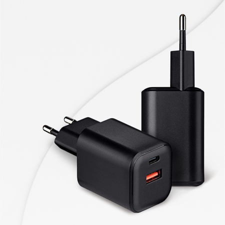 QUALO ładowarka sieciowa Nano PD 45W USB-C USB-A QLSN-CA-45-01
