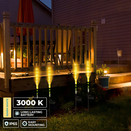 Lampa solarna LED SUNARI FLS-81 ozdobna trawa 3000K 300mAh Li-Ion Forever Light