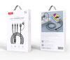 XO kabel NB254 6w1 USB - USB-C + USB-C + microUSB + Lightning 1,2m czarny