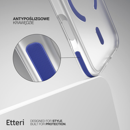 Etui Etteri Icy Mag do iPhone 17 Pro niebieskie