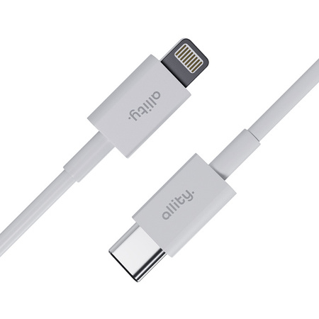 Allity kabel AUC-03 USB-C - Lightning 2,0 m 27W biały