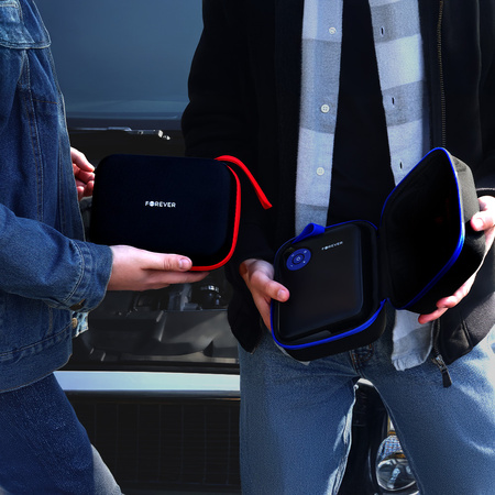 Forever jump starter 4w1 JS-400 26,64Wh czarno-niebieski