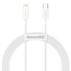 Baseus kabel Superior PD USB-C - Lightning 1,5 m biały 20W