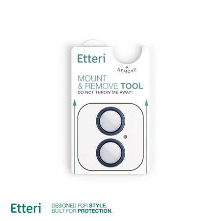 Etteri Camera Lens Protector szkło na aparat do iPhone 16 / 16 Plus niebieski