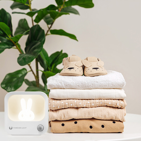 Lampka nocna LED z króliczkiem FLC-10 PIR biała 500mAh Forever Light