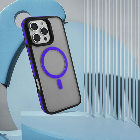 Nakładka Magarmor Magsafe do Iphone 14 Pro Max fioletowa TTT