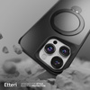 Etui Etteri Matt Mag Ring do iPhone 15 Pro Max 6,7" czarne