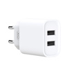 XO ładowarka sieciowa CE02C 2x USB 2,1A biała