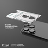 Etteri Camera Lens Protector szkło na aparat do iPhone 16 / 16 Plus czarny
