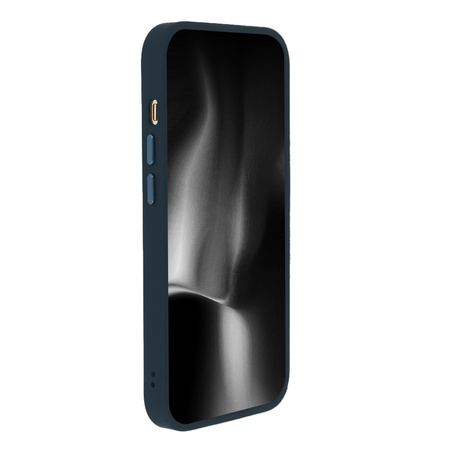 Nakładka Satin Elegant do iPhone 14 Pro 6,1" ciemnoniebieska