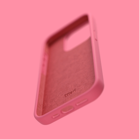 Etui Etteri Silicone Case do iPhone 14 6,1" malinowe