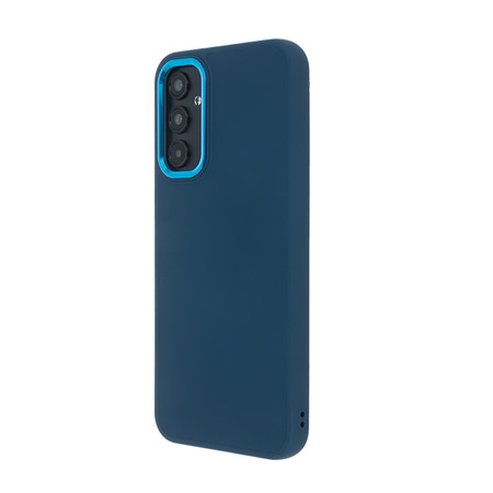 Nakładka Satin Touch do Samsung Galaxy A14 4G / A14 5G ciemnoniebieska