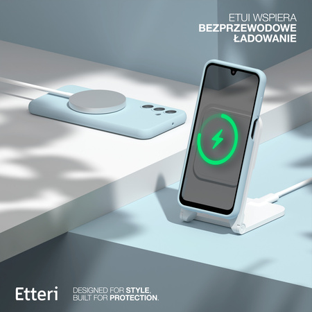 Etui Etteri Silicone Case do Samsung Galaxy A25 5G (global) jasnoniebieskie