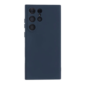 Nakładka Silicon Soft do Samsung Galaxy S23 Ultra ciemnoniebieska