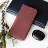 Etui Smart Magnetic do iPhone 17 Pro 6,3" burgundowe