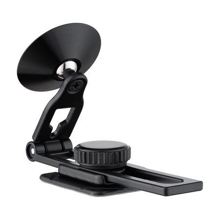 QUALO uchwyt samochodowy magnetyczny na szybę round clear S czarny QUSM-S-RCS-01