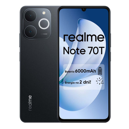 Smartfon Realme Note 70T 4/128 GB Obsidian Black