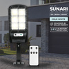 Lampa solarna LED SUNARI FLS-01 6*COB PIR 10W 800lm 6000K 2400mAh Li-Ion + pilot Forever Light