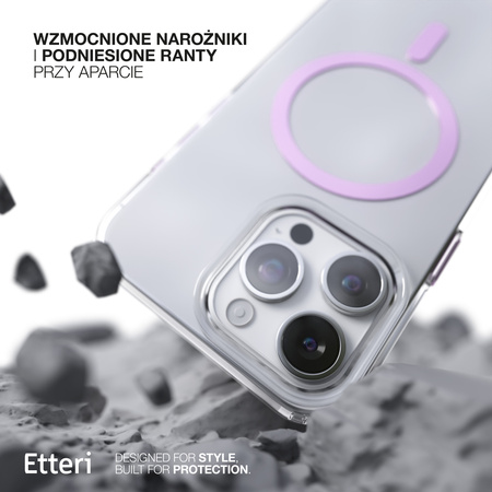 Etui Etteri Color Mag do iPhone 16 Pro Max 6,9" różowe