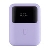 QUALO power bank 10000 mAh mini z LED 20W liliowy QPB10-LD-20-09