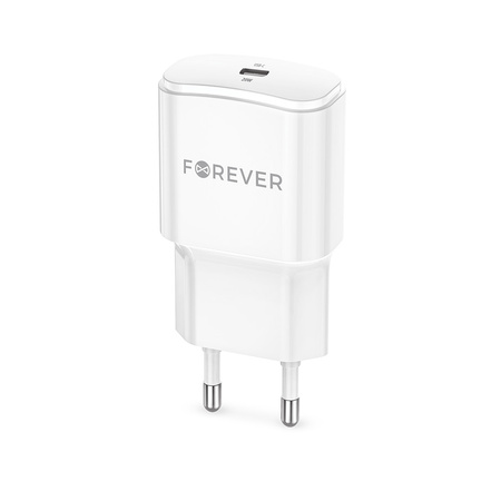 Forever ładowarka sieciowa PD QC TC-01-20C 1x USB-C 20W biała