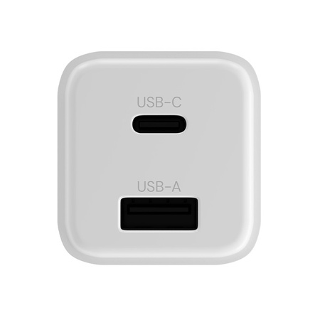 Allity ładowarka sieciowa GaN PD QC ATC-01-30WAC 1x USB-C 1x USB-A 30W biała