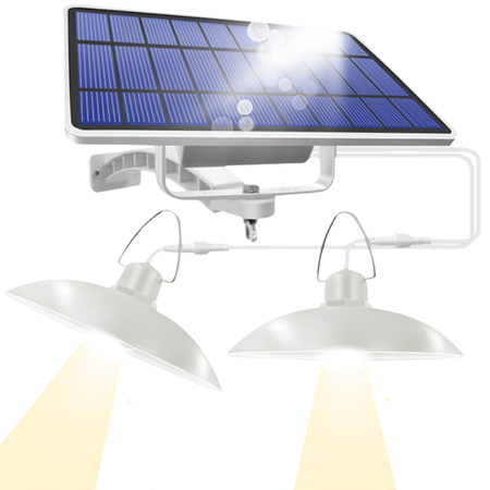 Lampa solarna LED SUNARI FLS-80 podwójna 6W 520lm 4500K 5500mAh Li-Ion Forever Light