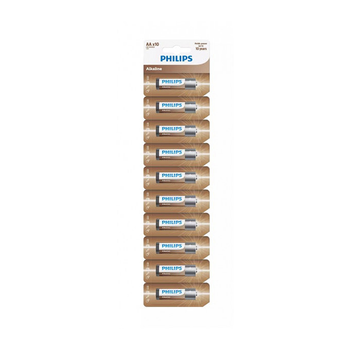 Bateria PHILIPS AA LR6 Zrywka 10szt Alkaline