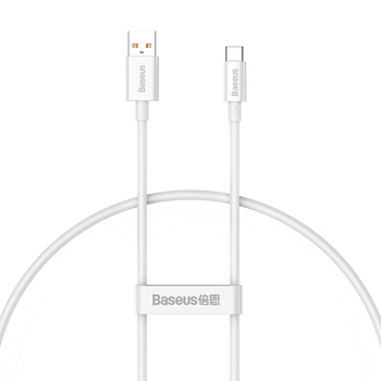 Baseus kabel Superior USB - USB-C 0,25m biały 100W