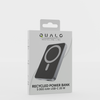 QUALO Recycling power bank 5000 mAh 20W srebrny QRPB-20-07