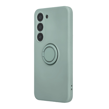Nakładka Finger Ring do Samsung Galaxy S23 jasnozielona