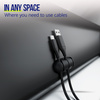 Allity organizer na kable - zestaw 3 sztuk ASA-400