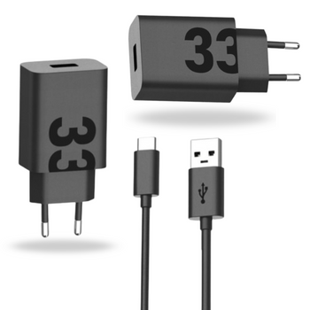 Ładowarka sieciowa Motorola 33W + kabel usb - usb-c 6,5A 1m  TTT