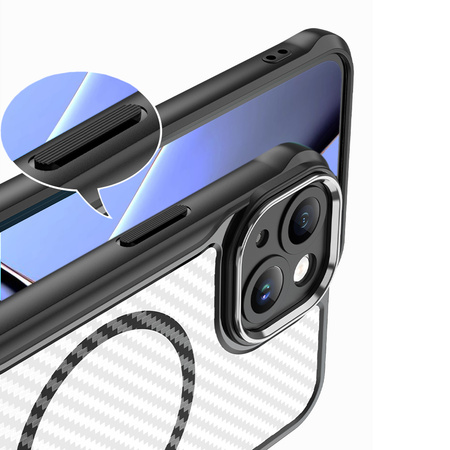 Nakładka Defender Carbon Mag do iPhone 13 6,1" czarna