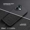 Etui Etteri Silicone Case do iPhone 16 6,1" czarne