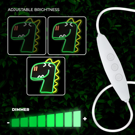 Forever Light neon LED JURASSIC DINO zielony FLNJ02