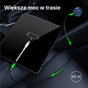 QUALO Transparent ładowarka samochodowa USB-A USB-C aluminiowa 65W QTLS-AC-A-65