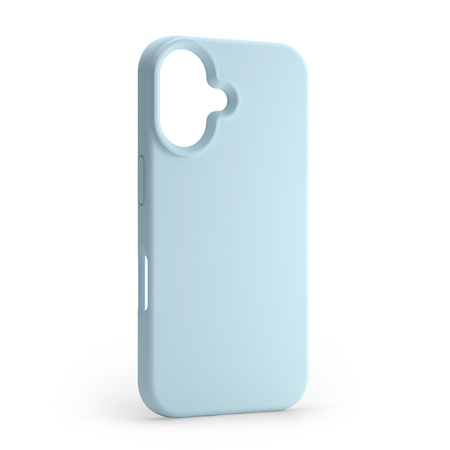 Etui Etteri Silicone Mag do iPhone 16 6,1" jasnoniebieskie