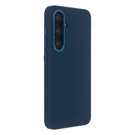 Nakładka Satin Touch do Samsung Galaxy S24 ciemnoniebieska