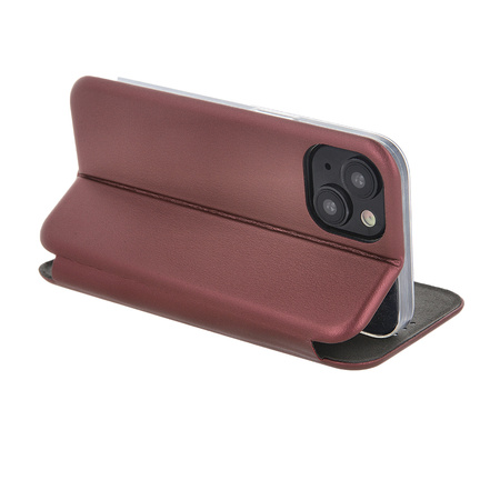 Etui Smart Diva do iPhone 17 Pro 6,3" burgundowe