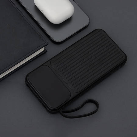 Maxlife power bank z wbudowanymi kablami MXPB-06 PD QC 22,5W 10000 mAh czarny