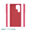 Etui Etteri Silicone Case do Samsung Galaxy S22 Ultra malinowe