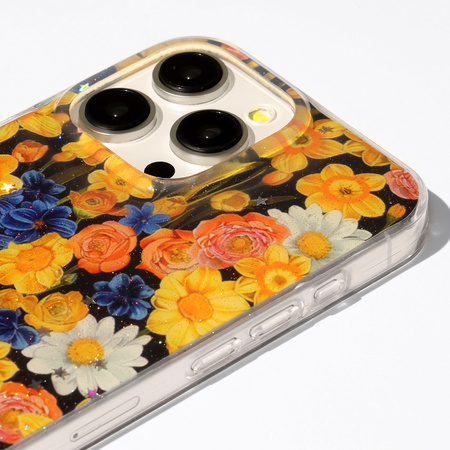 Nakładka Glow Glam do iPhone 14 6,1" pomarańczowa