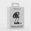 QUALO uchwyt samochodowy magnetyczny na szybę round czarny QUS-S-R-01
